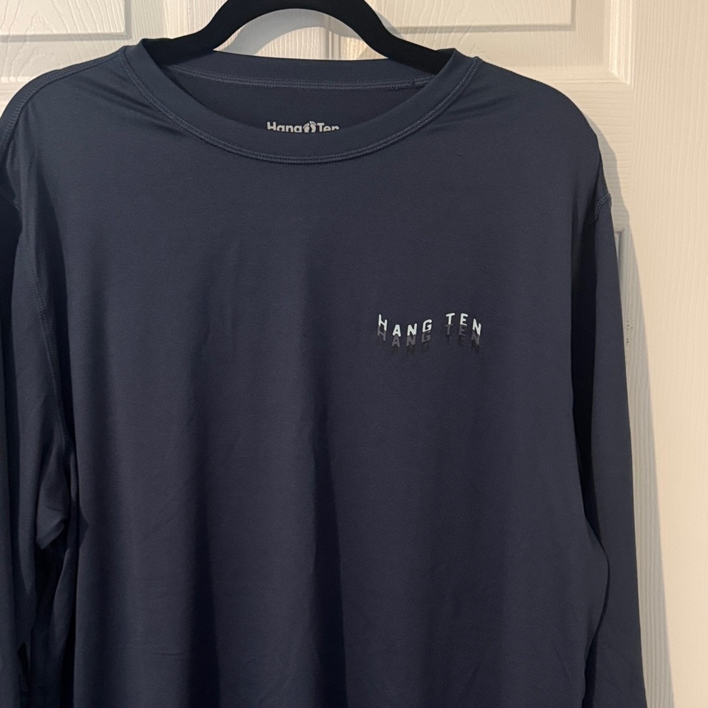 Hang Ten Men's Dark Blue Long Sleeve UV Tee